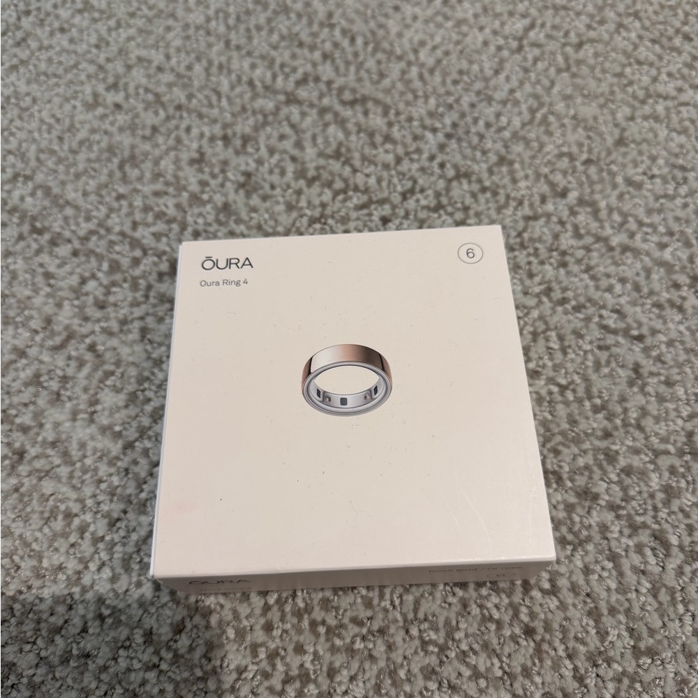 Oura Ring 4 Rose Gold (Boxed) size 6